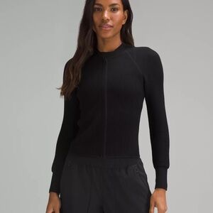 Lululemon lightweight ribbed knit jacket